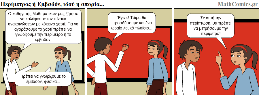 Περίμετρος ή Εμβαδόν;